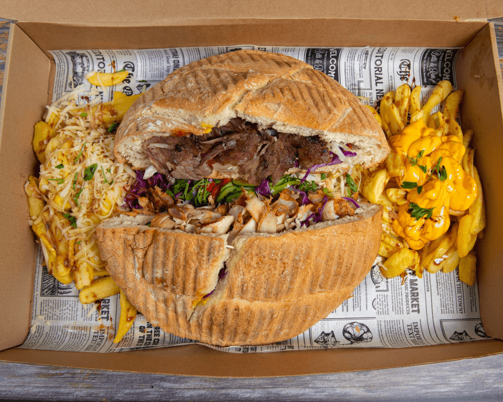 platou doner 4 persoane pui